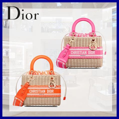 dior straw makeup bag|Christian Dior Makeup Bags .